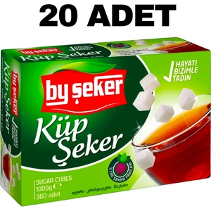 By Şeker Küp Şeker 1 kg x 20 Adet