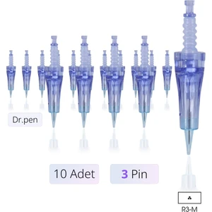 Dr.pen Kalıcı Makyaj Iğnesi (10 Adet) A1 - A10 - A6 - N2 - M5 - M7 - E30 - Mym Cihazları ile Uyumlu