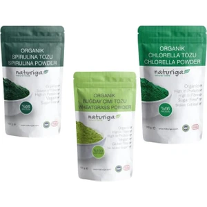 Yeşil 3'lü Buğday Çimi-Klorella-Spirulina