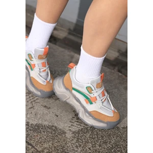 Kadın Ortopedik Taban Fileli Sneaker Günlük Spor Ayakkabı SLZ00028