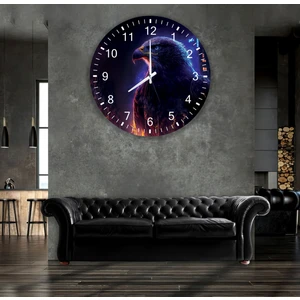 Emya Home Kartal Cam Saat - 60 cm