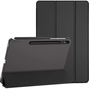 M.TK Moveteck Samsung Galaxy S7 Plus - S8 Plus 12.4 T970 X900 T736 Uyumlu Tablet Kılıfı Akıllı Smart Uyku Modlu Katlanabilir Arkası Renkli Kapaklı Standlı Kılıf
