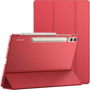 M.TK Moveteck Samsung Galaxy S7 Plus - S8 Plus 12.4 T970 X900 T736 Uyumlu Tablet Kılıfı Akıllı Smart Uyku Modlu Katlanabilir Arkası Renkli Kapaklı Standlı Kılıf