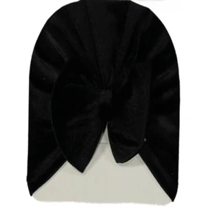 Bilge Trend Fiyonklu Kadife Bebek Bone
