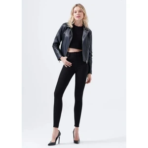 Kot Modası Simsiyah E.X.T.R.A Black Skinny Jeans Kot Solmaz Toparlayıcı Pantolonu