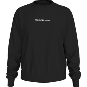Calvin Klein Kadın Marka Logolu Günlük Kullanıma Uygun Siyah Sweatshirt J20J222548-BEH