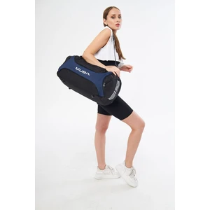 Orijinal Unisex 3 Bölmeli Önü Fermuarlı Uzun Askılı Geniş Hacimli Seyahat Fitness Spor Çantası 041