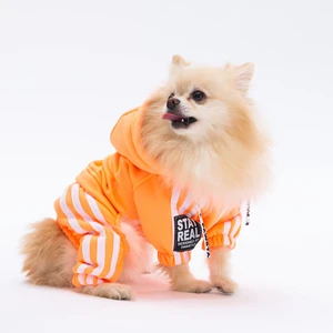 Turuncu Tuta Küçük Irk Köpek Tulumu Köpek Kıyafeti Köpek Eşofmanı Kedi Kıyafeti