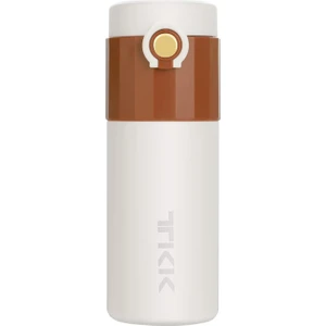 Tkk Termos Kupa T-2007 450 ml Kahverengi Kupası, Paslanmaz Çelik, Çift Duvarlı, Yalıtımlı, Sızdırmaz- Kahve ve Çay Için Kahve Bardağı