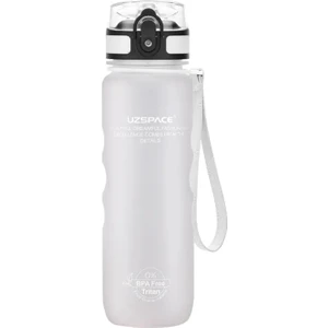 500ML Tutma Destekli Soft-Touch Tritan Su Matarası (Beyaz) 1215