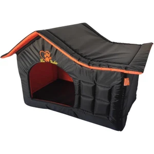 La Vista Dış Mekan Su Geçirmez Kedi ve Köpek Çatılı Ev Siyah 56-36-45CM