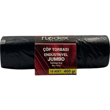 FLODEX ENDÜSTRİYEL JUMBO ÇÖP TORBASI 80X110CM 10,LU