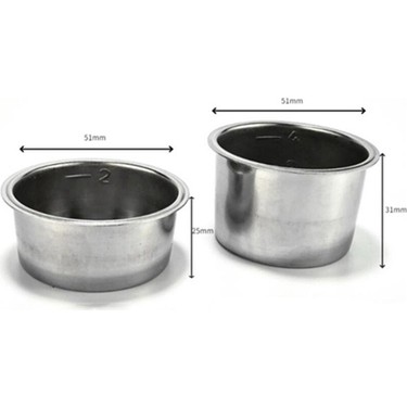 Chihiro586 - 9278 4 Adet 51MM Kahve Filtresi Yedek Filtre Fiyatı
