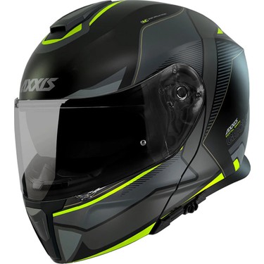 Axxıs Gecko Sv Capıtal B3 Matt Fluor Yellow Çene Açılır Kask Fiyatı