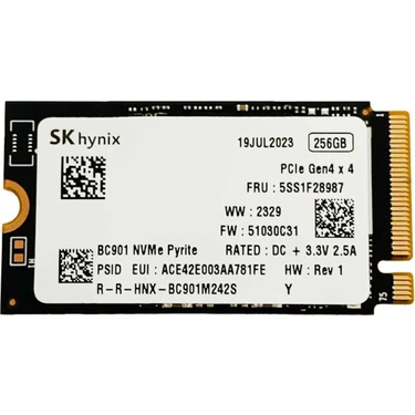 Sk Hynix BC901 256GB M.2 22X42 Nvme SSD Fiyatı - Taksit Seçenekleri