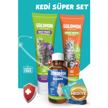 Solomon Kedi Süper Set (Muti Paste & Malt Paste & Plus