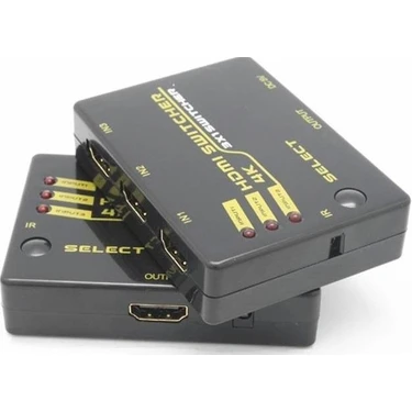Temiz Pazar HDMI Switch 3 Port Çoklayıcı Kumandalı 4K Ultra Hd