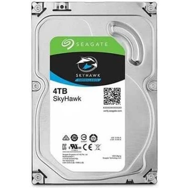 Seagate 4 Tb Seagate Skyhawk 3.5" 5900RPM 256MB (ST4000VX015) 7/24 Güvenlik