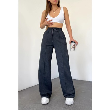 Kadın Iki Iplik Bol Paça Eşofman Altı