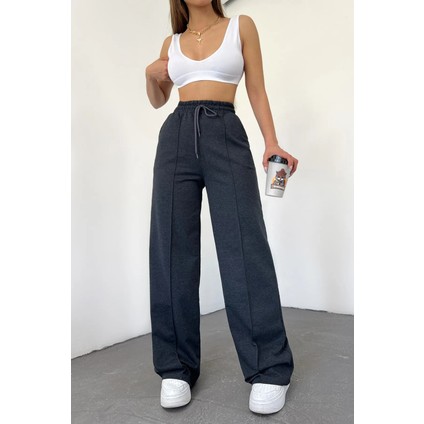 Kadın Iki Iplik Bol Paça Eşofman Altı fiyatları