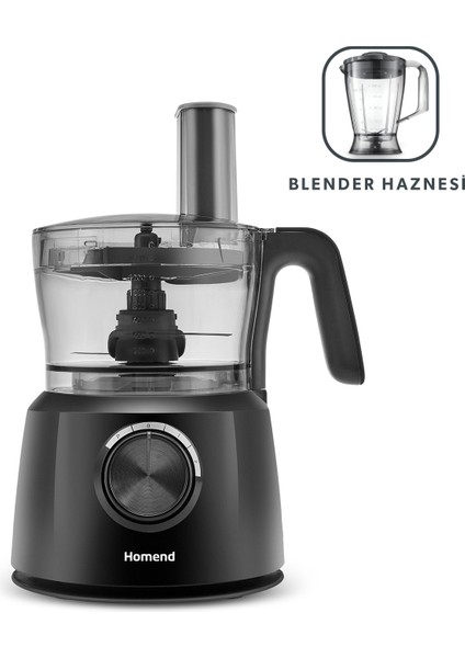 Functionall 2845H Blender Hazneli Mutfak Robotu Siyah