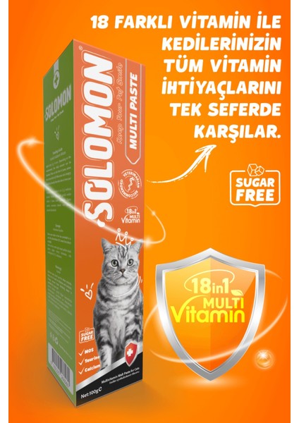 Kedi Süper Set (Muti Paste & Malt Paste & Plus B)