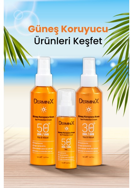 Sun Cream Spf 50 Yüksek Koruma Yüz ve Vücut Güneş Kremi