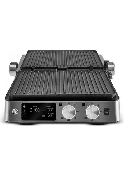 Sear And Grill Inox Yapışmaz Döküm Plakalı 2 Sı 1 Arada Izgara ve Tost Makinesi 2000W