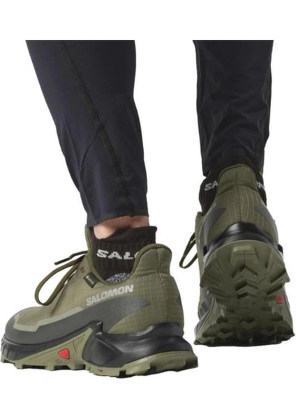 Haki-Siyah Erkek Alphacross 5 Gtx Goretex Spor Ayakkabı VO473103