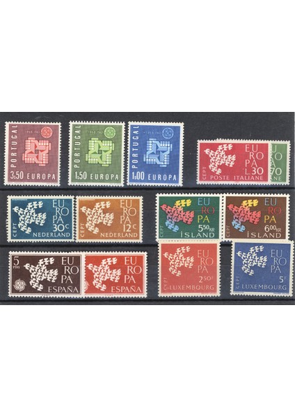 Cept Çil Mint **mnh Büyük Pul Lot fiyatları