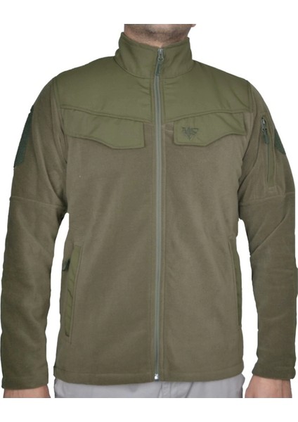 Tactical Haki Renk Polar Ceket