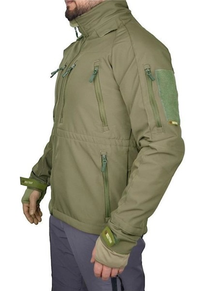 Astüm Askeri Malzeme Wolftrap 11 Cepli Softshell Mont Haki