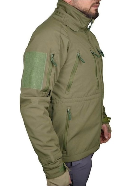 Astüm Askeri Malzeme Wolftrap 11 Cepli Softshell Mont Haki