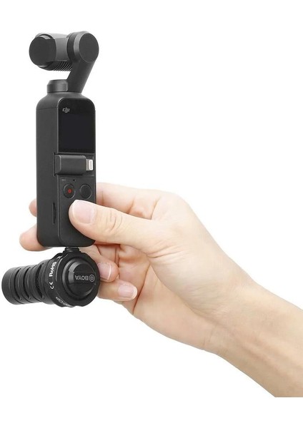 BY-DM100-OP Dji Osmo Pocket 1. ve 2. Versiyon Shotgun Mikrofon