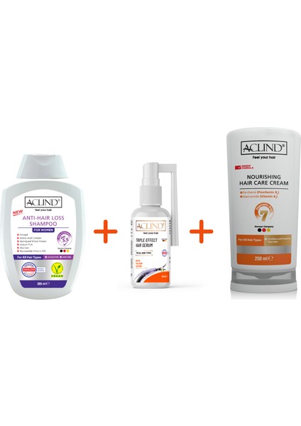 Kadın Saç Şampuan & Saç Kremi Seti
