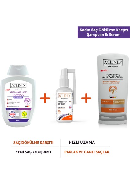 Kadın Saç Şampuan & Saç Kremi Seti fiyatları