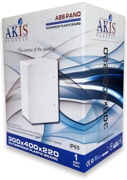 Akab-300220 Opak Kapaklı Abs Plastik Elektrik Panosu (30X40X22 Cm)