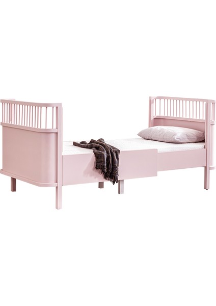 Mdf Beşik, 90X130 Trend Büyüyen Beşik, Trend 90X190 Karyola,  Pembe