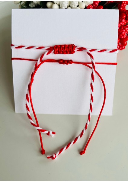 Hediyelik 2’li 5 Set Marteniçka Kırmızı Mart Ipi Dilek Bileklik Seti modelleri