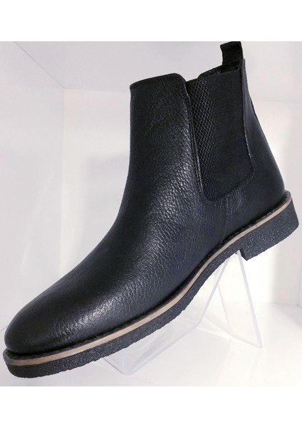 Bagsshoes HTC2023K-011 Erkek Deri Termo Taban Fermuar Garnili Chelsea Bot indirimleri