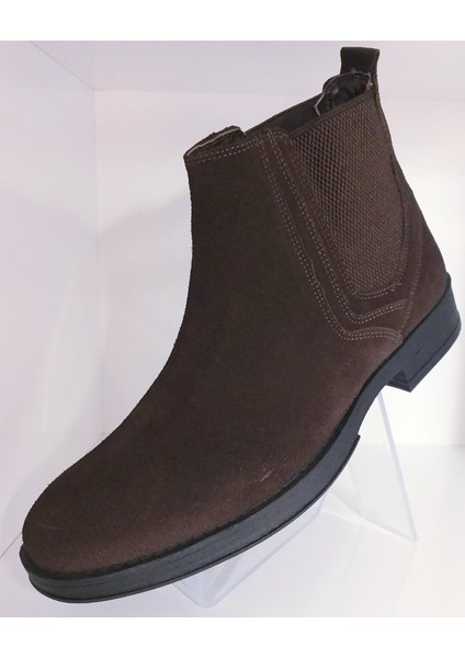 Bagsshoes INT2023K-017 Erkek Süet Deri Chelsea Bot