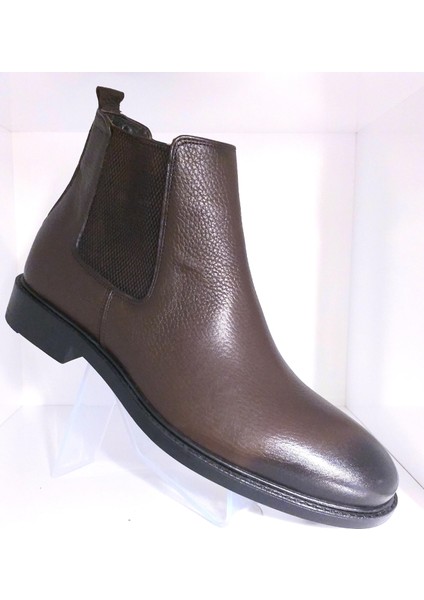 Bagsshoes INT2023K-018 Erkek Deri Klasik Chelsea Bot fiyatları