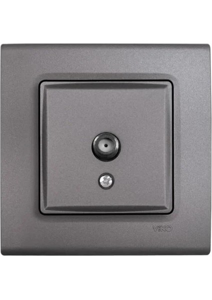 Linnera Life Uydu Prizi F Konnektörlü 10 Db Mek+Kapak (Çerçeve Dahil) - Granit Grisi 90442097