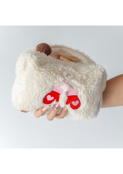 Peluş Organizer Çanta Eldiven indirimleri