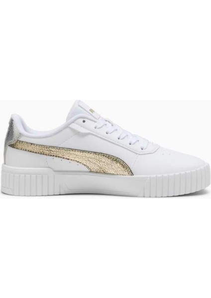 Kadın Beyaz-Metalik Gold Carina Sneakers Spor Ayakkabı VO39509601 fiyatları