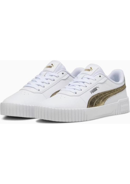 Kadın Beyaz-Metalik Gold Carina Sneakers Spor Ayakkabı VO39509601 fırsatları