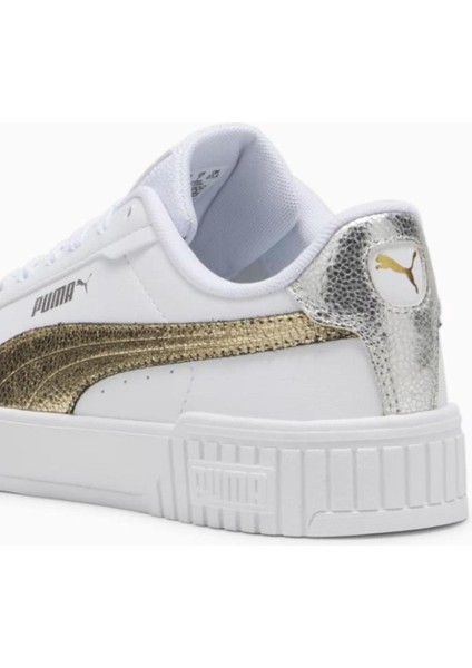 Kadın Beyaz-Metalik Gold Carina Sneakers Spor Ayakkabı VO39509601 indirimleri
