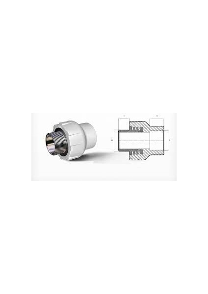 Pprc 25*3/4 Dış Dişli Adaptör (5 Adet)
