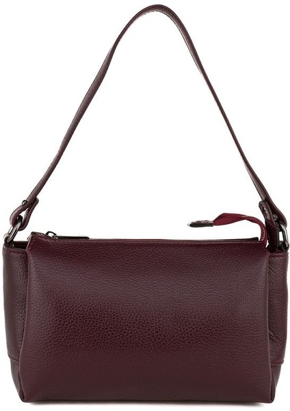 Bordo Rölax Deri Kadın Omuz Çantası Blm 308