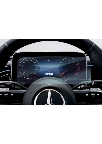 Mercedes E220 Dijital Gösterge Paneli Ekran Koruyucu W214 Şeffaf